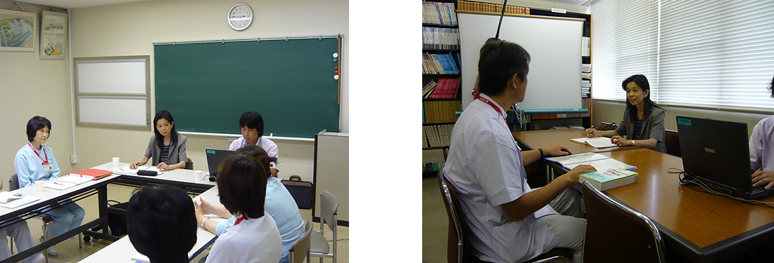 医療現場でのヒアリング風景